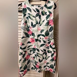 Floral Casual Dress. Size:L, Worn Once, Very good condition